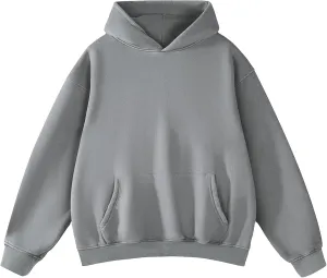 FAIABLE Mens Women Oversized Acid Wash Hoodie Unisex Heavyweight Vintage Fleece Sweatshirt & Hoodies for Men Couple 2025