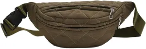 Fashionable Crossbody Bag Casual Waist Pack Shoulder Bags with Multiple Compartments and Adjustable Strap