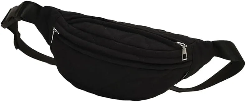 Fashionable Crossbody Bag Casual Waist Pack Shoulder Bags with Multiple Compartments and Adjustable Strap