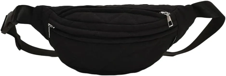 Fashionable Crossbody Bag Casual Waist Pack Shoulder Bags with Multiple Compartments and Adjustable Strap