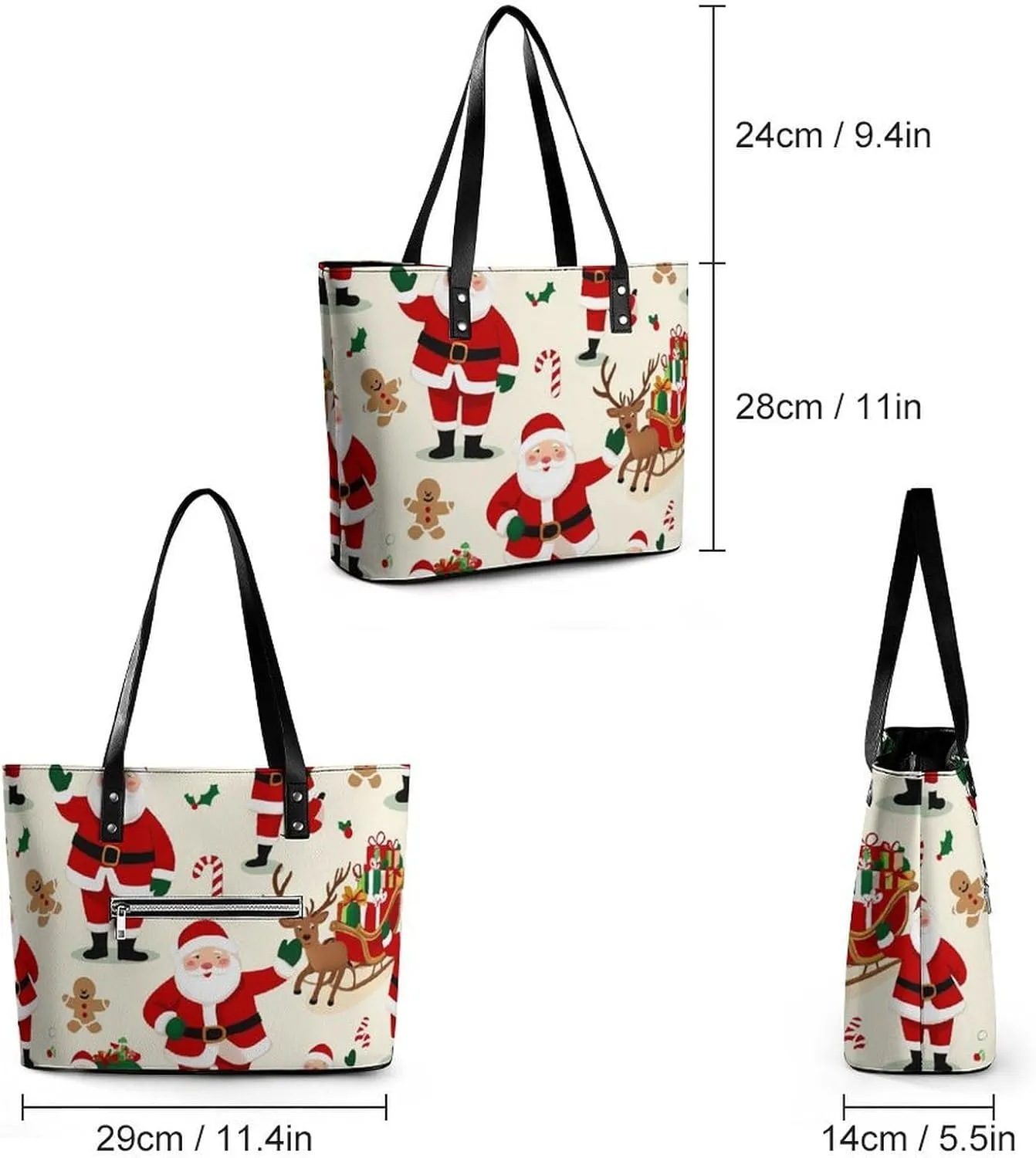 Fashionable Laptop Tote Bag For Women & Men, Large Work Commuter Bag