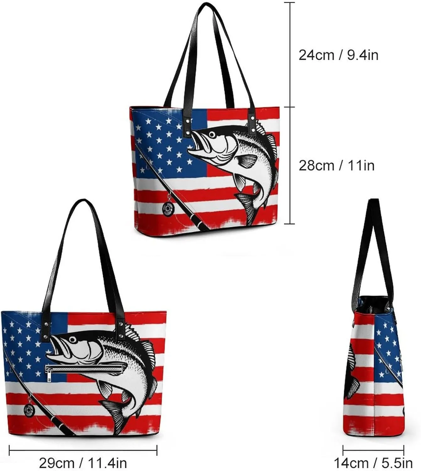 Fashionable Laptop Tote Bag For Women & Men, Large Work Commuter Bag