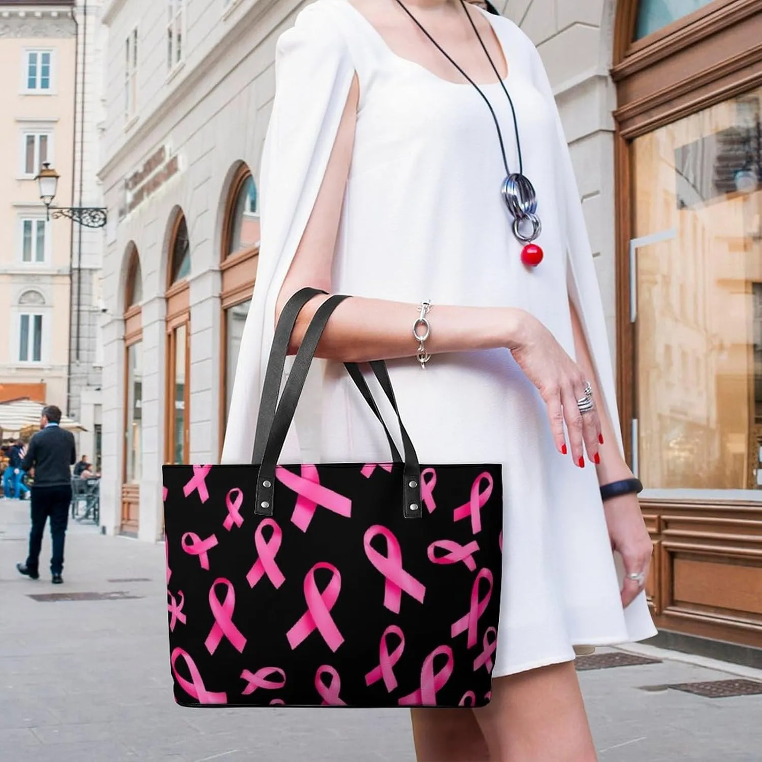 Fashionable Laptop Tote Bag For Women & Men, Large Work Commuter Bag