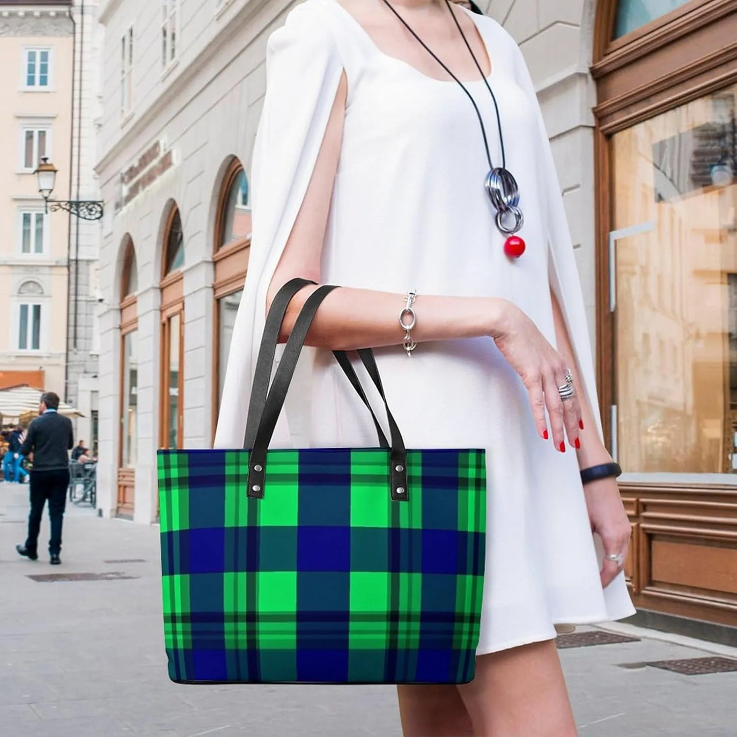 Fashionable Laptop Tote Bag For Women & Men, Large Work Commuter Bag
