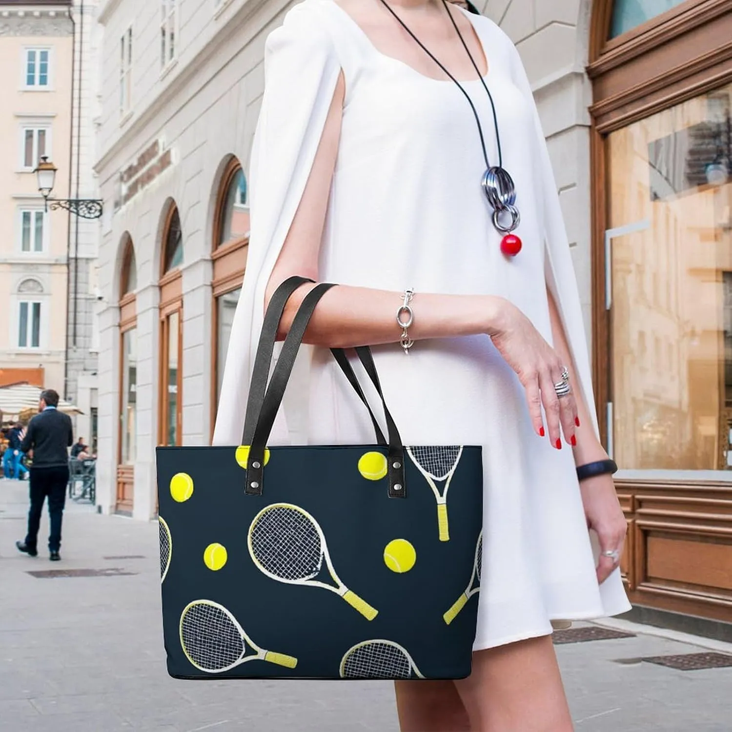 Fashionable Laptop Tote Bag For Women & Men, Large Work Commuter Bag