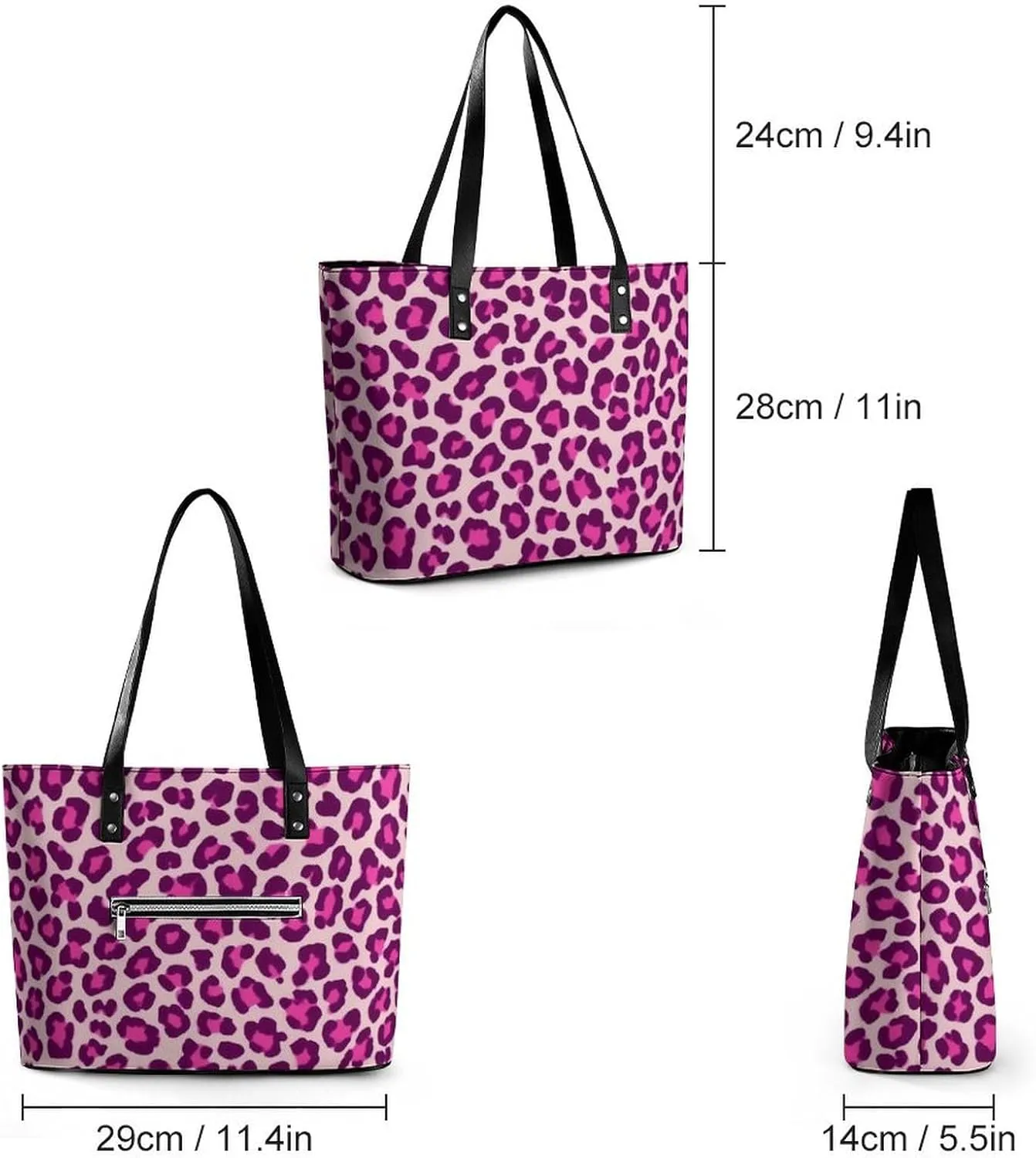 Fashionable Laptop Tote Bag For Women & Men, Large Work Commuter Bag