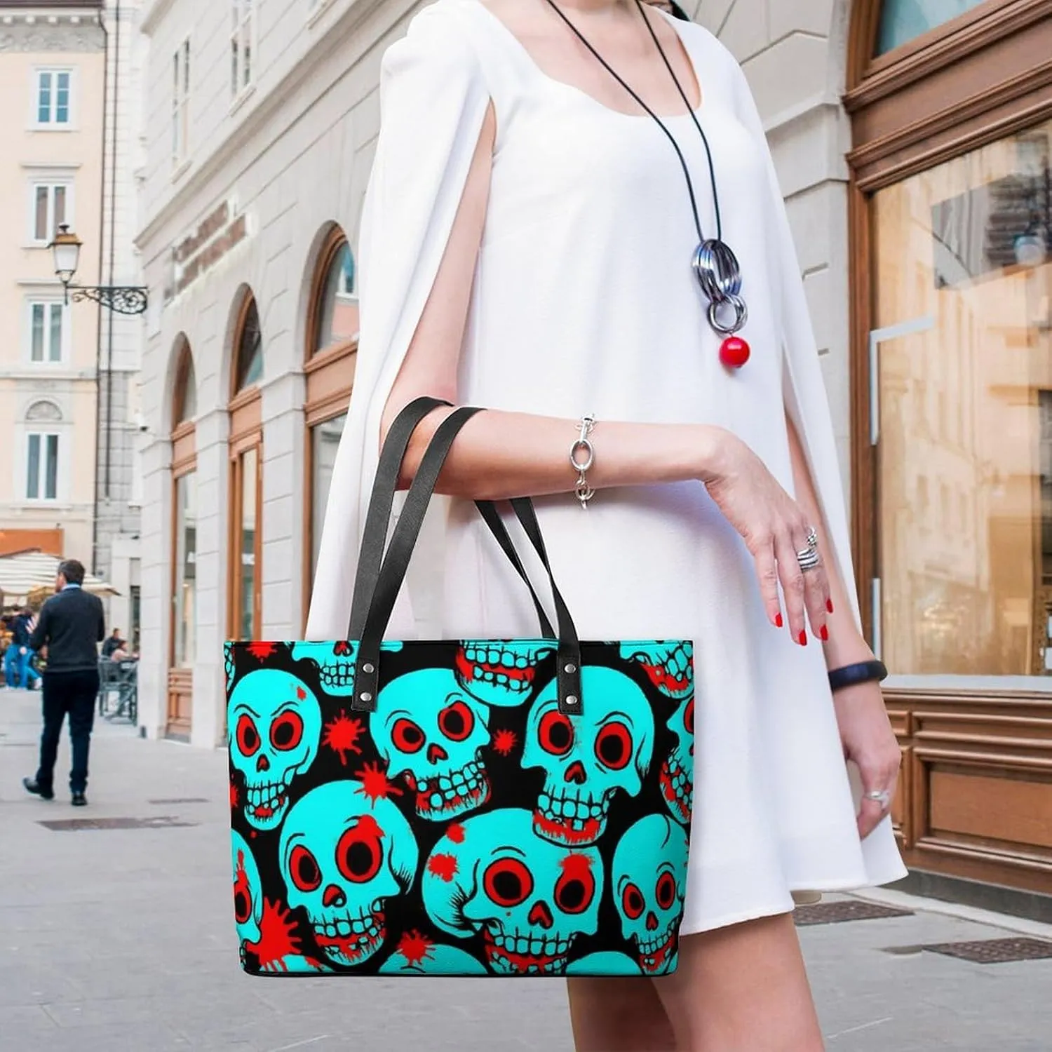 Fashionable Laptop Tote Bag For Women & Men, Large Work Commuter Bag