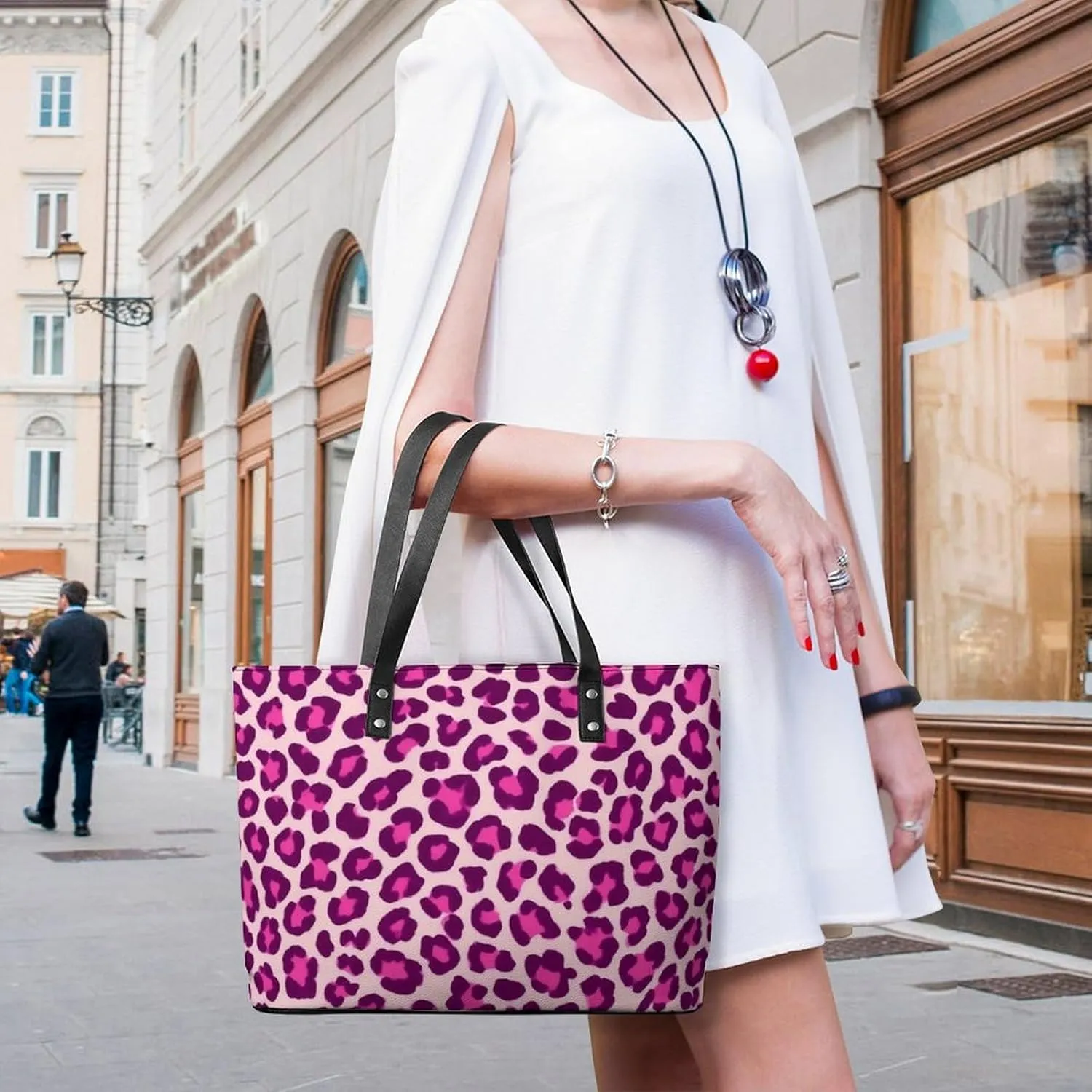 Fashionable Laptop Tote Bag For Women & Men, Large Work Commuter Bag
