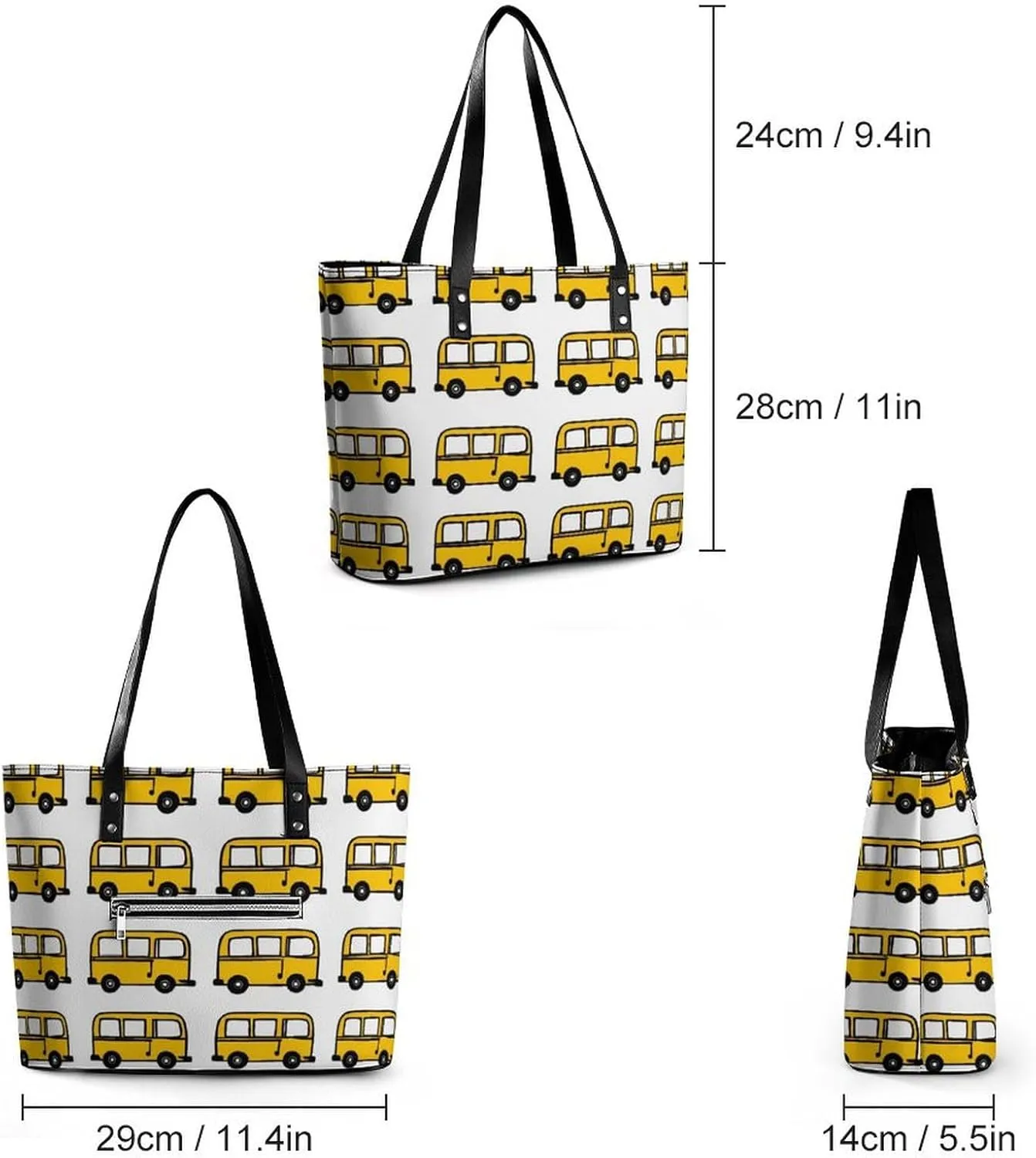 Fashionable Laptop Tote Bag For Women & Men, Large Work Commuter Bag