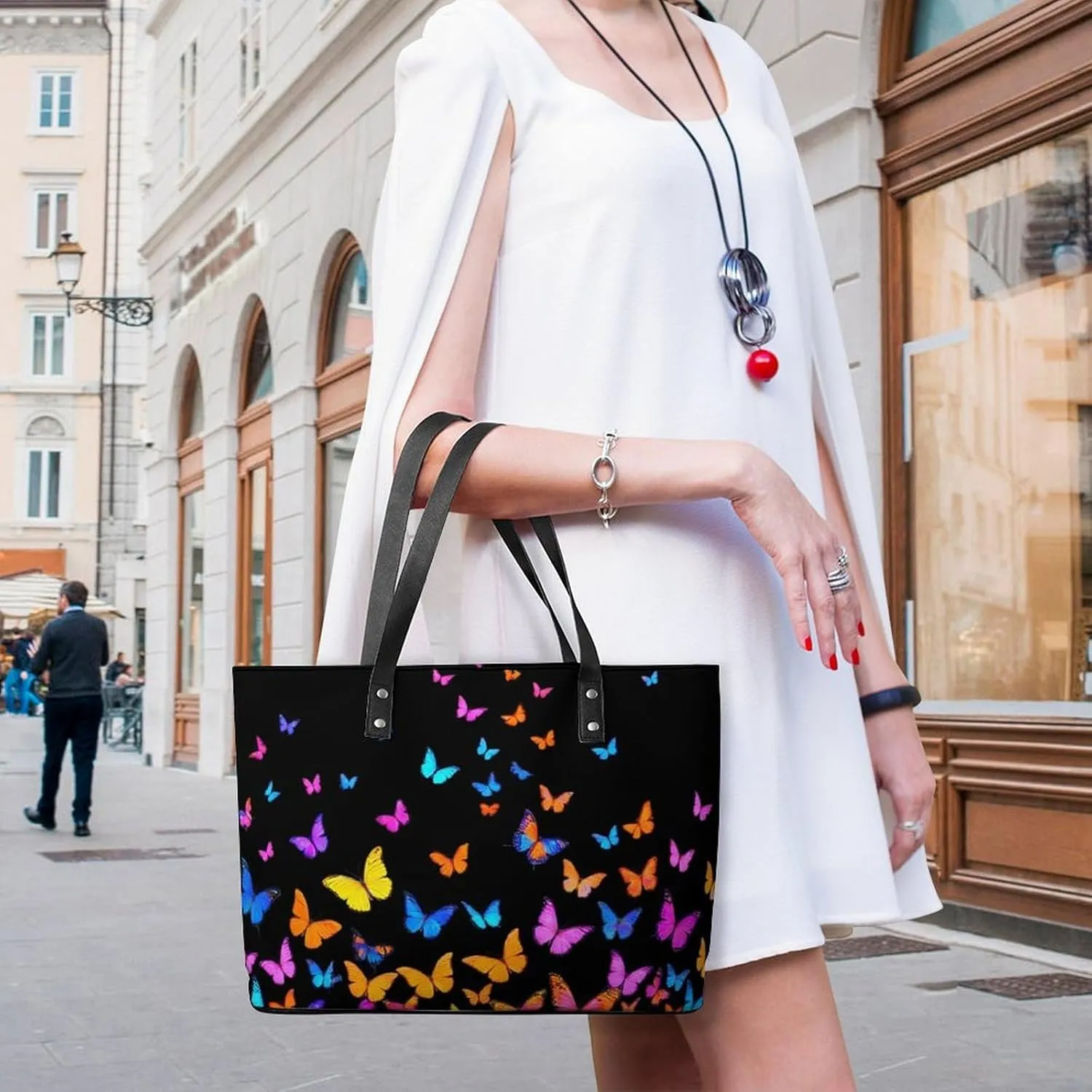 Fashionable Laptop Tote Bag For Women & Men, Large Work Commuter Bag