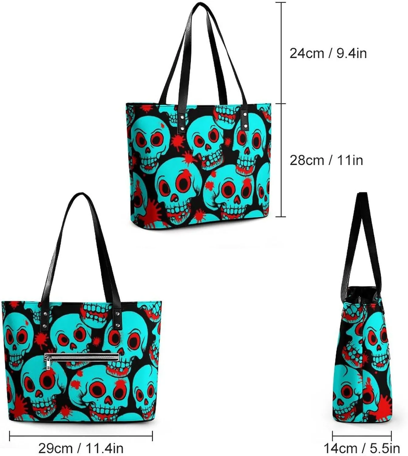 Fashionable Laptop Tote Bag For Women & Men, Large Work Commuter Bag
