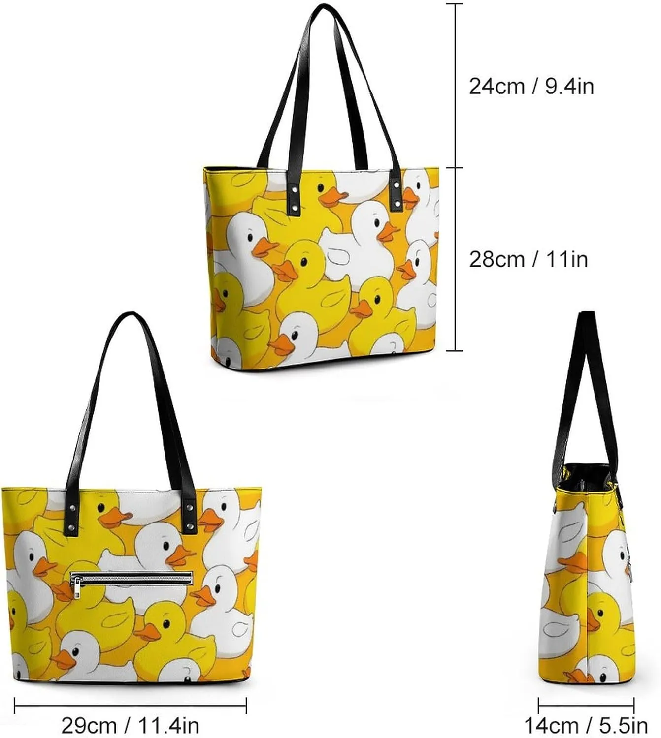 Fashionable Laptop Tote Bag For Women & Men, Large Work Commuter Bag