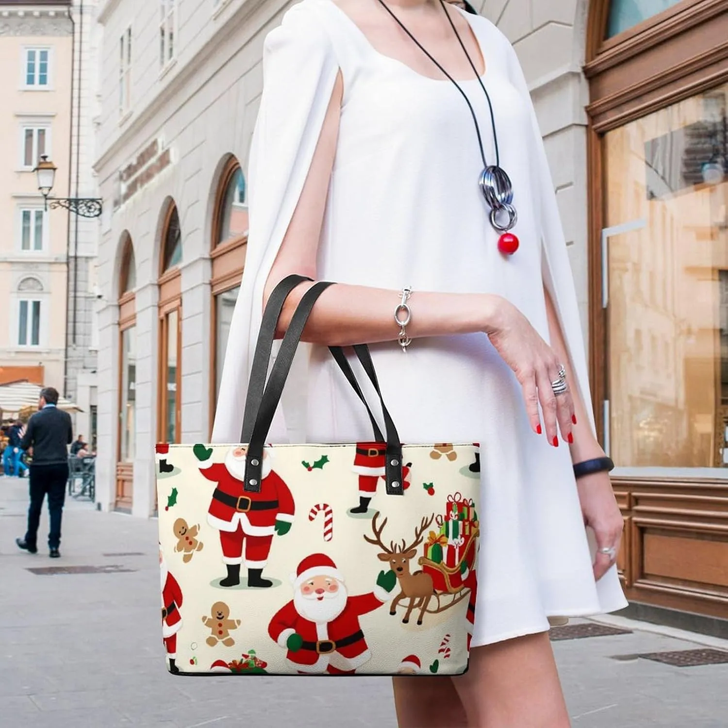 Fashionable Laptop Tote Bag For Women & Men, Large Work Commuter Bag