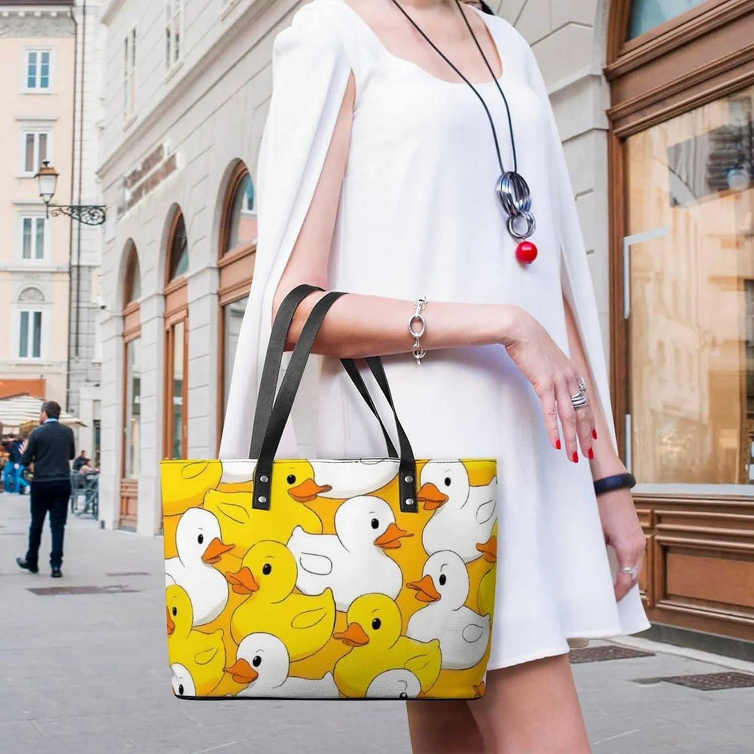 Fashionable Laptop Tote Bag For Women & Men, Large Work Commuter Bag