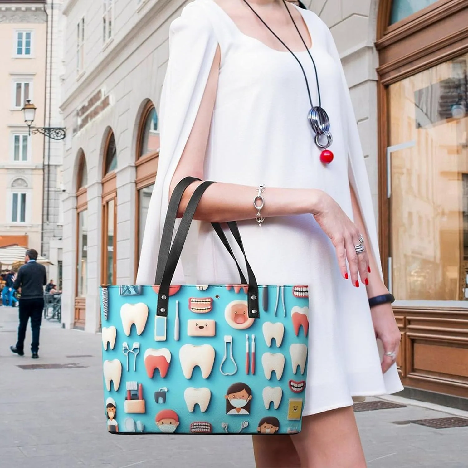 Fashionable Laptop Tote Bag For Women & Men, Large Work Commuter Bag