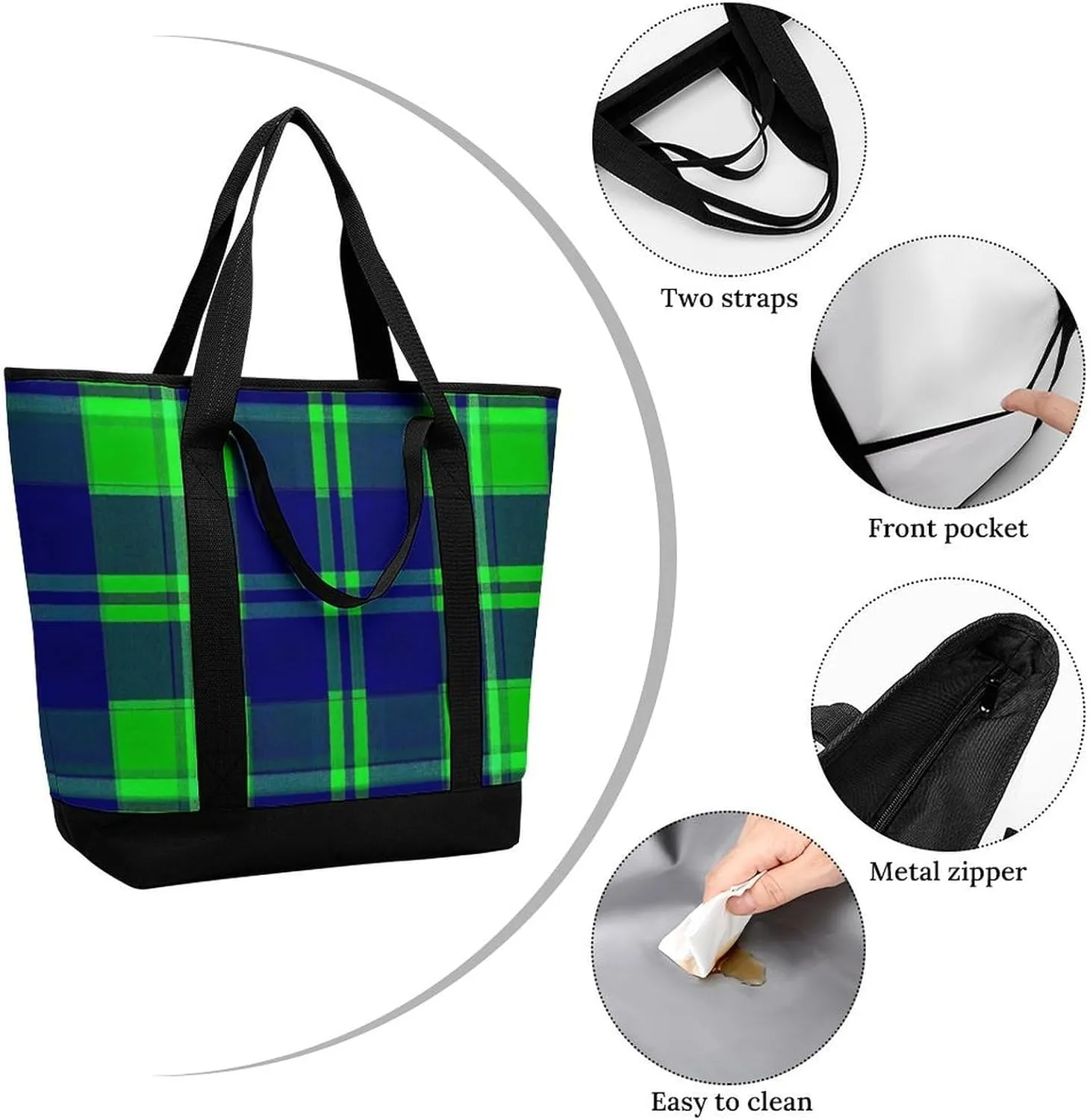 Fashionable Large Thermal Tote Bag Insulated Work/Commute Bag For Women & Men