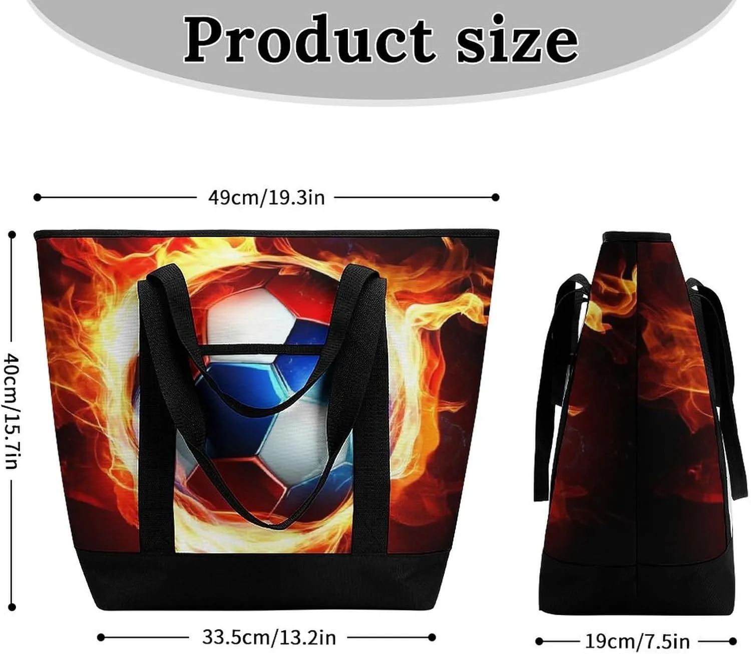 Fashionable Large Thermal Tote Bag Insulated Work/Commute Bag For Women & Men