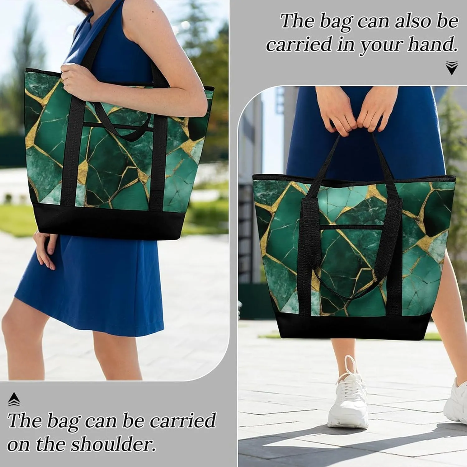 Fashionable Large Thermal Tote Bag Insulated Work/Commute Bag For Women & Men