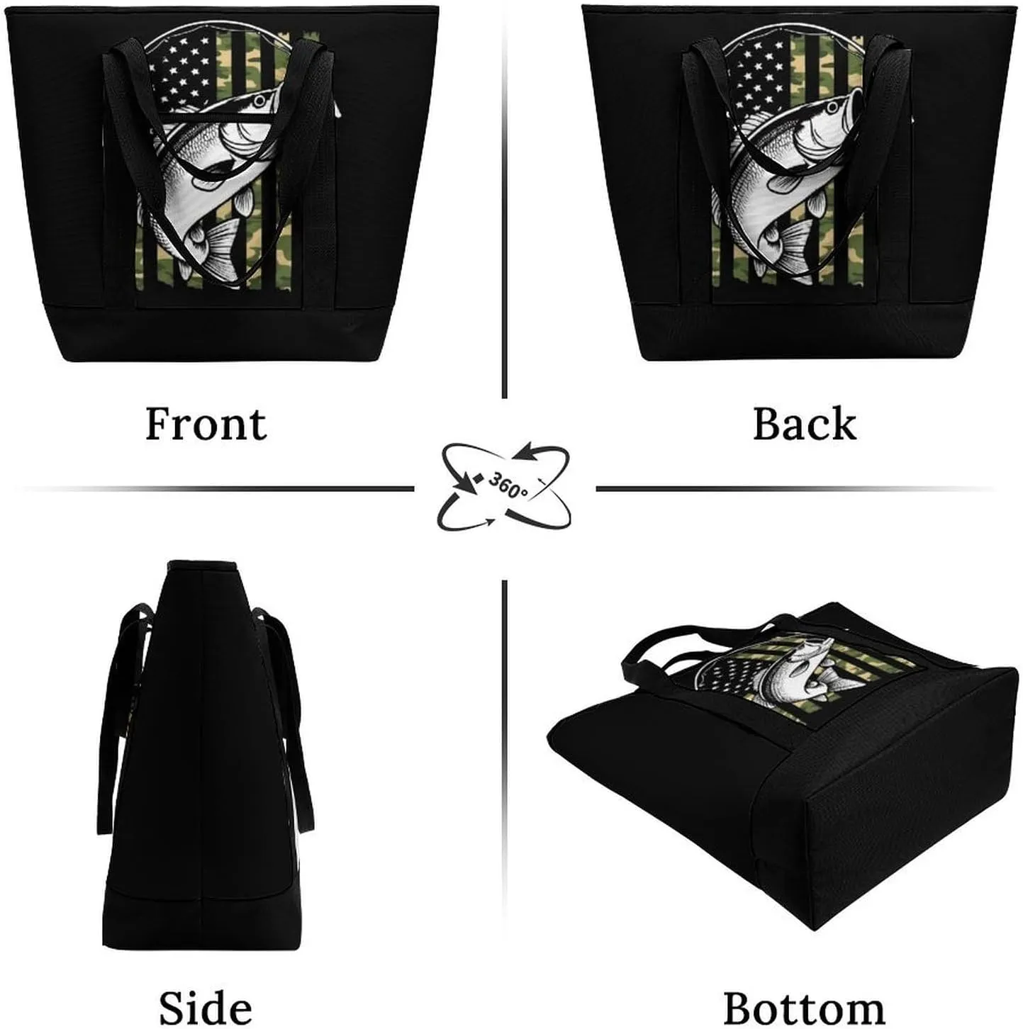 Fashionable Large Thermal Tote Bag Insulated Work/Commute Bag For Women & Men