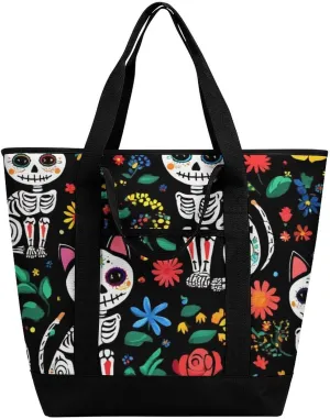 Fashionable Large Thermal Tote Bag Insulated Work/Commute Bag For Women & Men