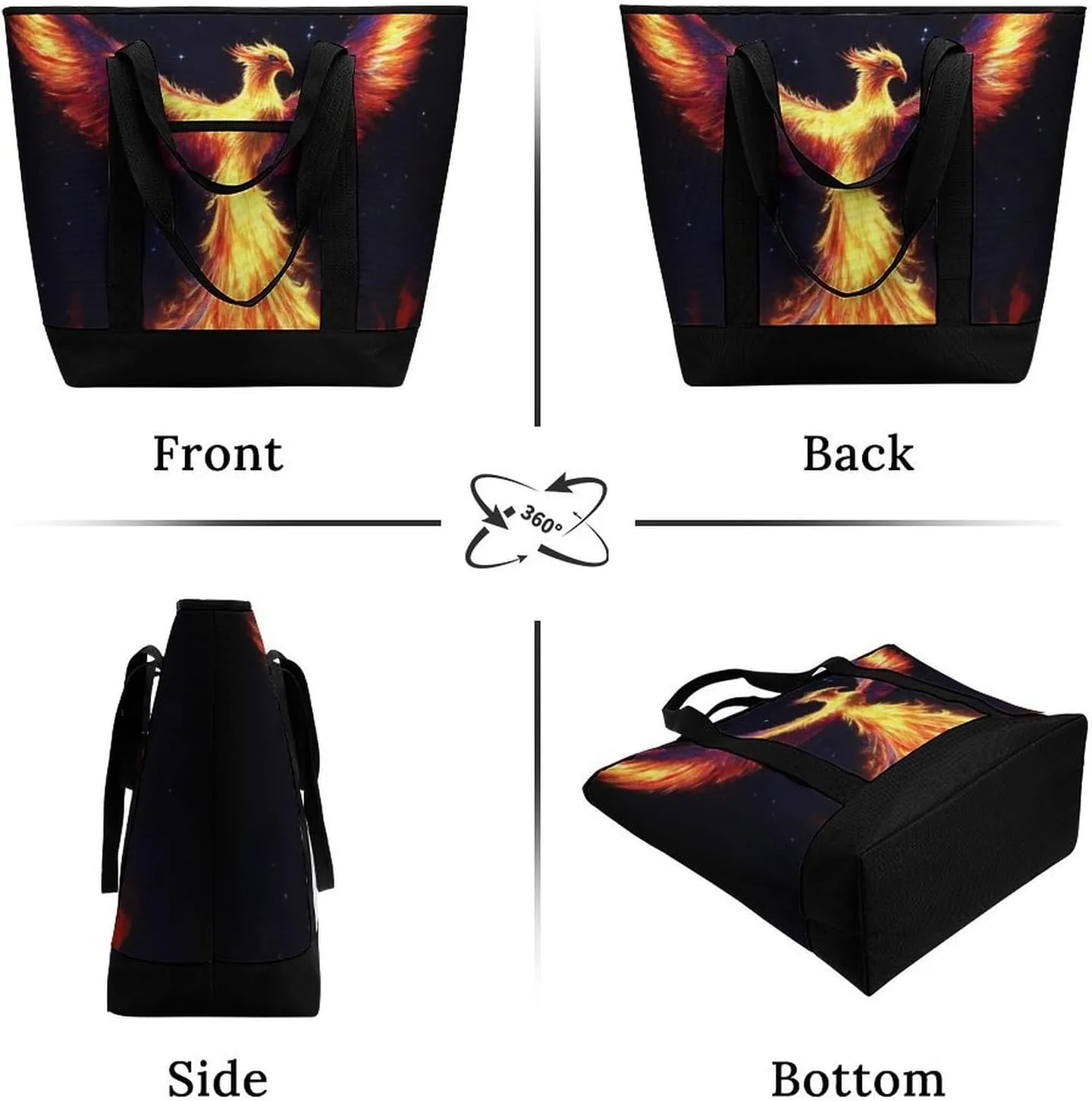 Fashionable Large Thermal Tote Bag Insulated Work/Commute Bag For Women & Men