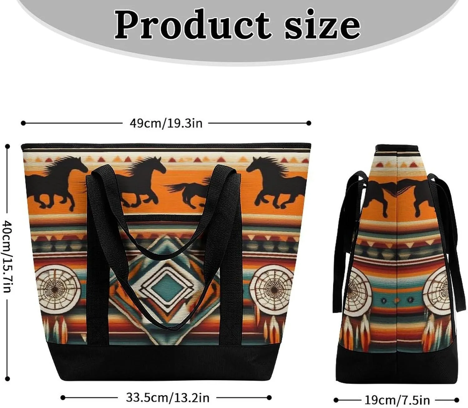 Fashionable Large Thermal Tote Bag Insulated Work/Commute Bag For Women & Men