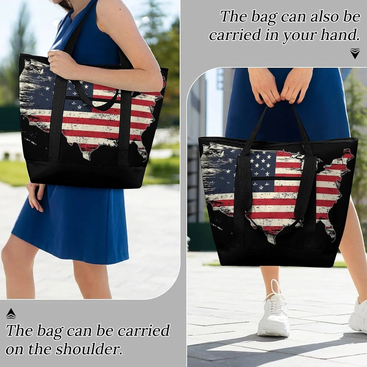 Fashionable Large Thermal Tote Bag Insulated Work/Commute Bag For Women & Men