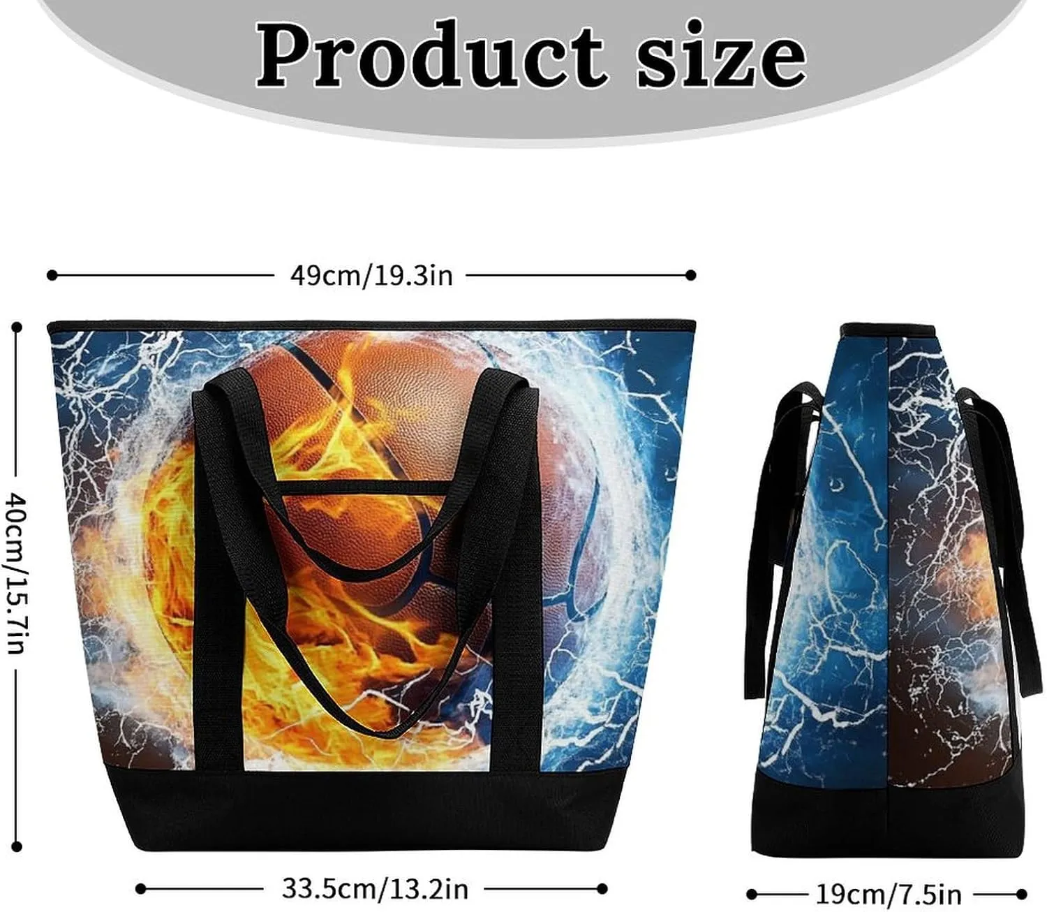 Fashionable Large Thermal Tote Bag Insulated Work/Commute Bag For Women & Men