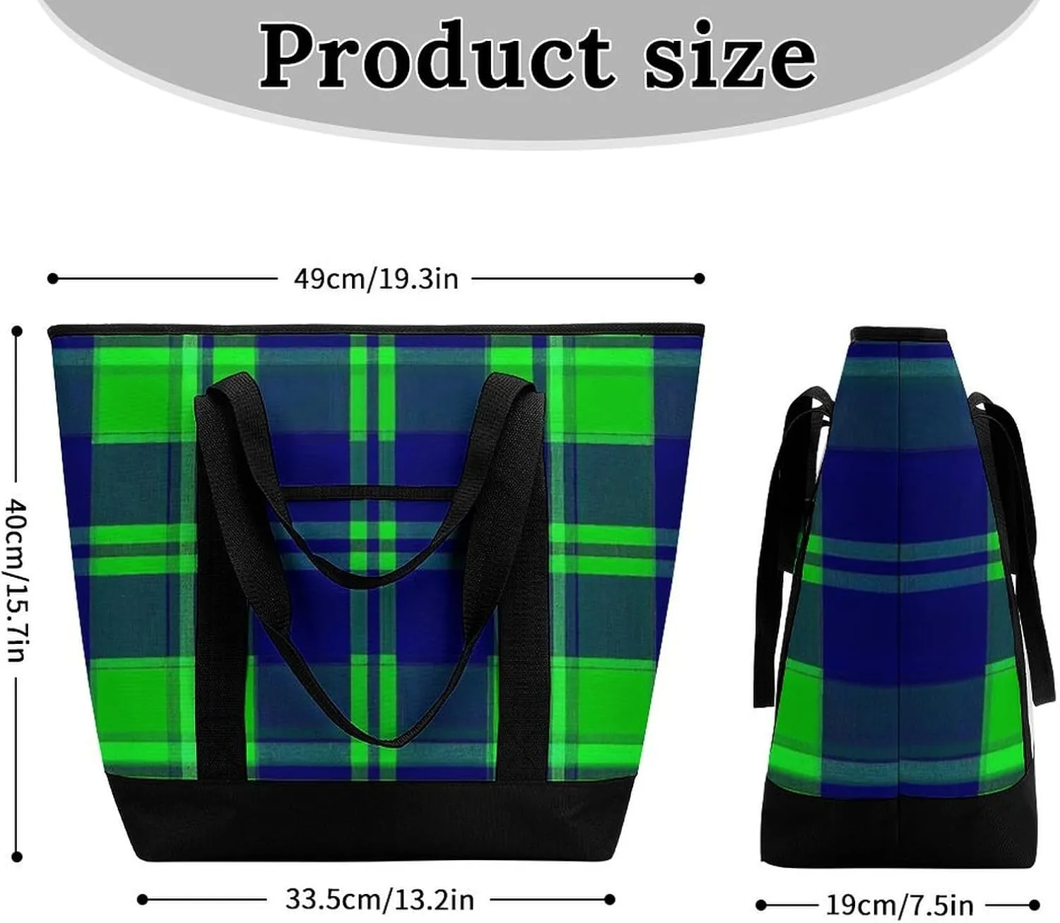 Fashionable Large Thermal Tote Bag Insulated Work/Commute Bag For Women & Men