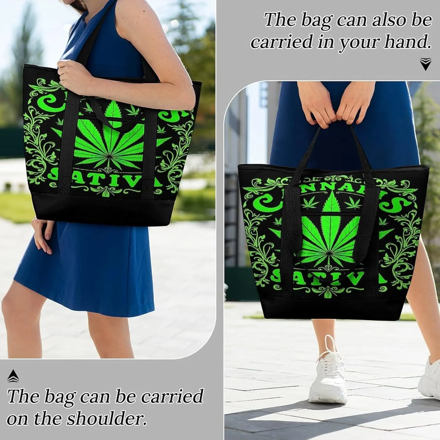 Fashionable Large Thermal Tote Bag Insulated Work/Commute Bag For Women & Men