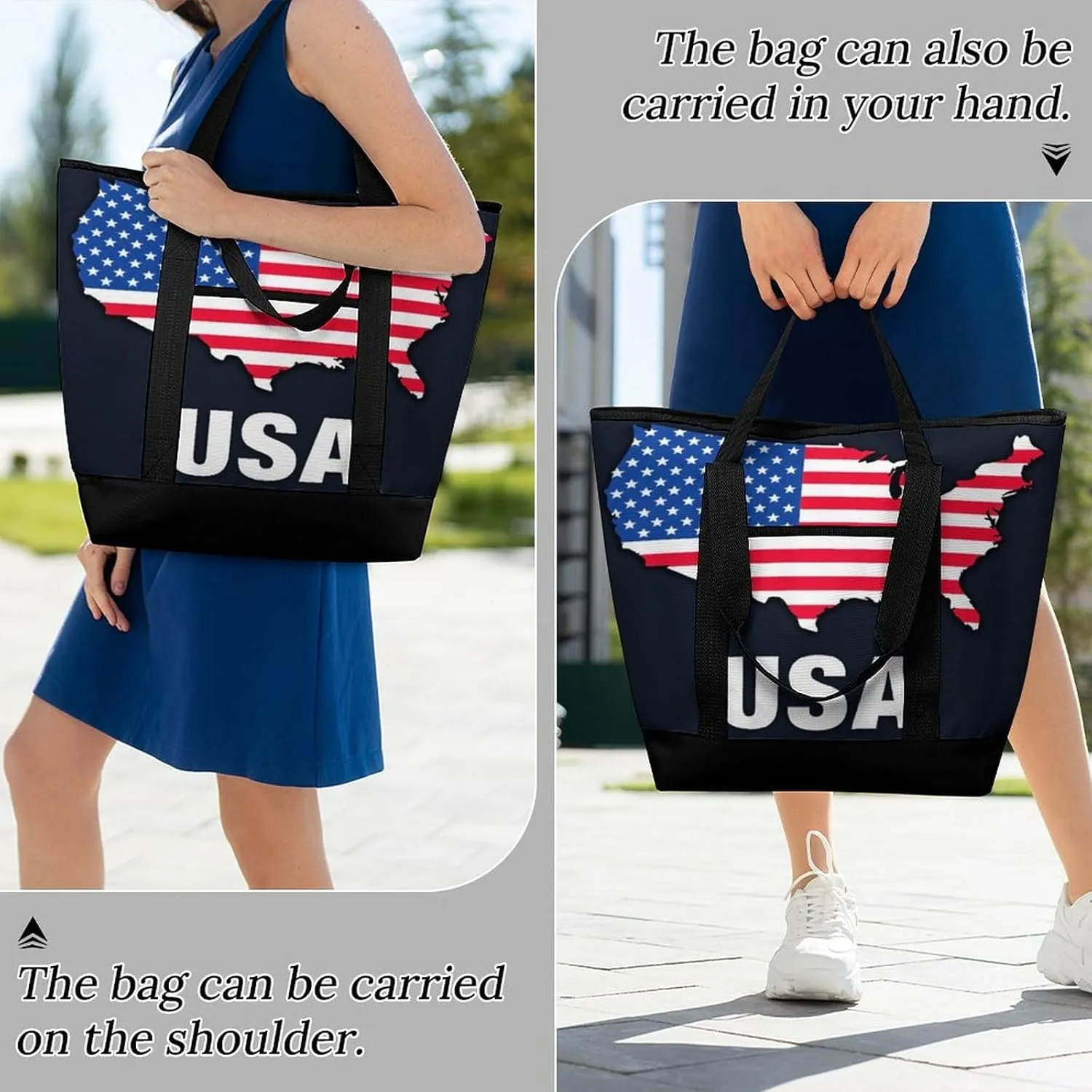 Fashionable Large Thermal Tote Bag Insulated Work/Commute Bag For Women & Men