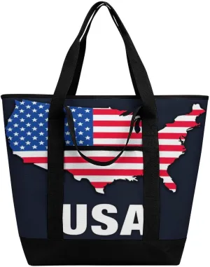 Fashionable Large Thermal Tote Bag Insulated Work/Commute Bag For Women & Men