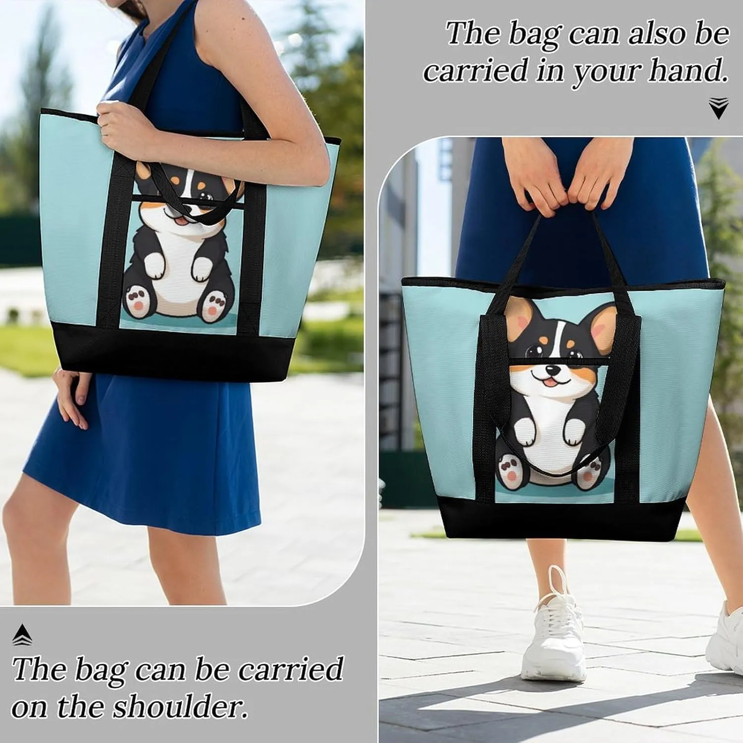 Fashionable Large Thermal Tote Bag Insulated Work/Commute Bag For Women & Men