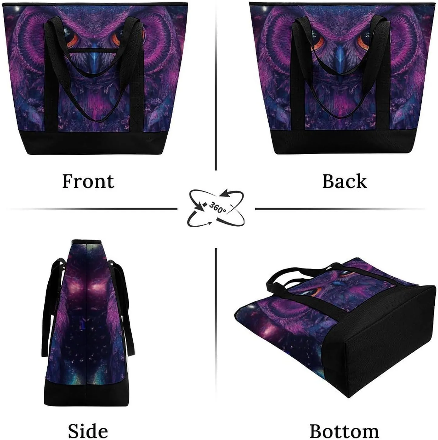 Fashionable Large Thermal Tote Bag Insulated Work/Commute Bag For Women & Men