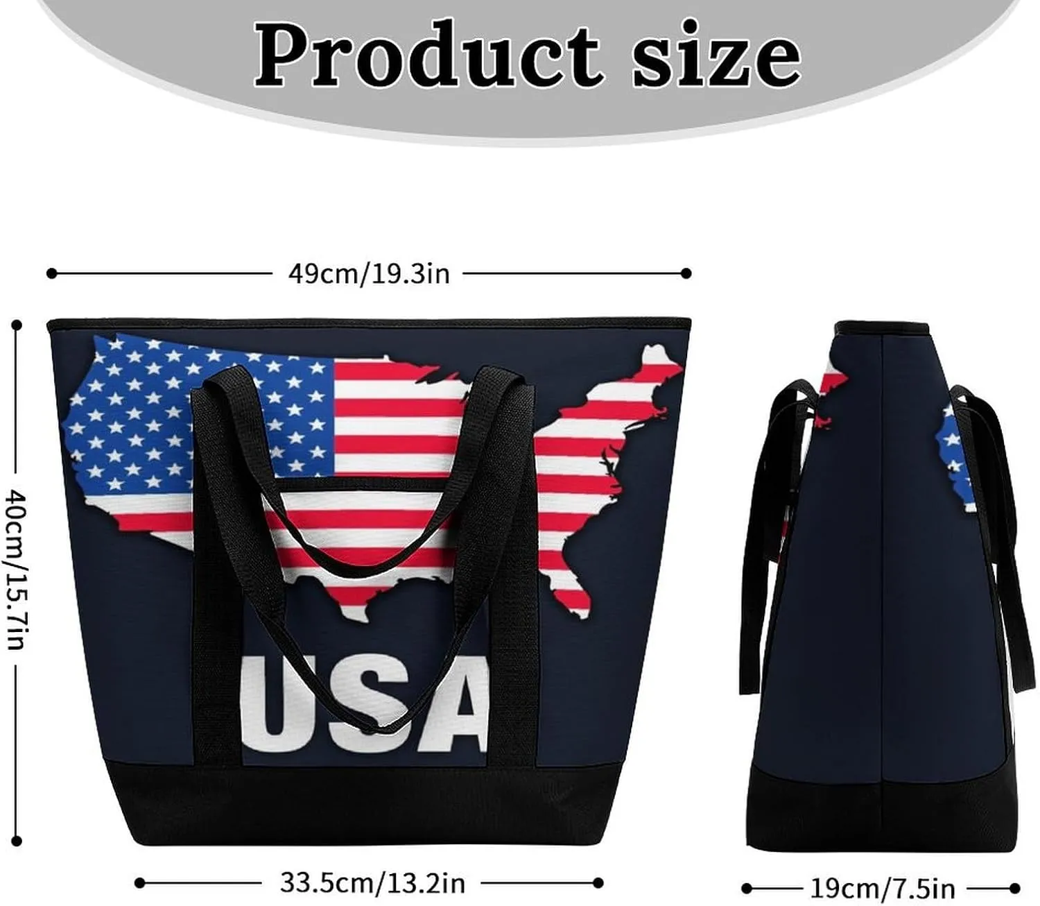 Fashionable Large Thermal Tote Bag Insulated Work/Commute Bag For Women & Men