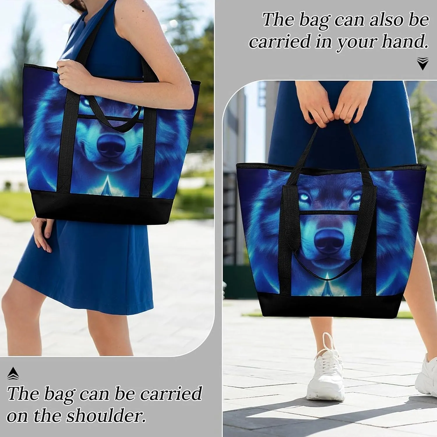 Fashionable Large Thermal Tote Bag Insulated Work/Commute Bag For Women & Men