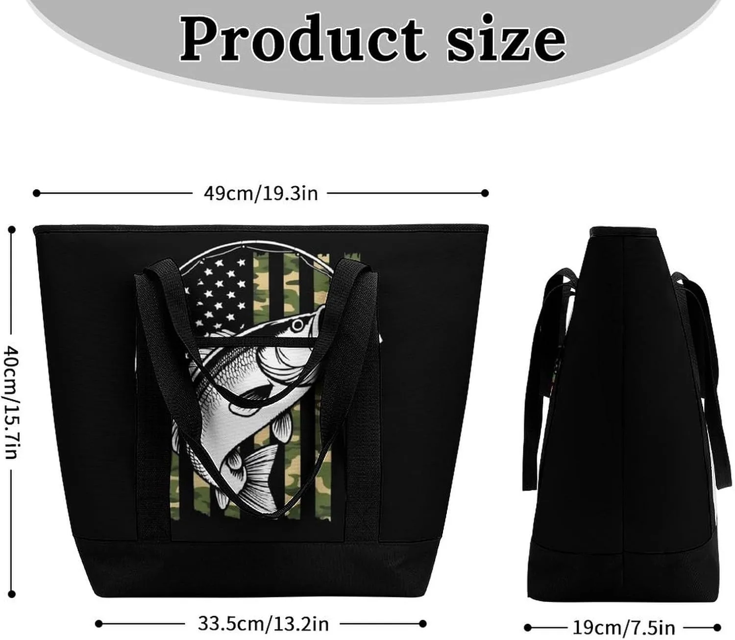 Fashionable Large Thermal Tote Bag Insulated Work/Commute Bag For Women & Men