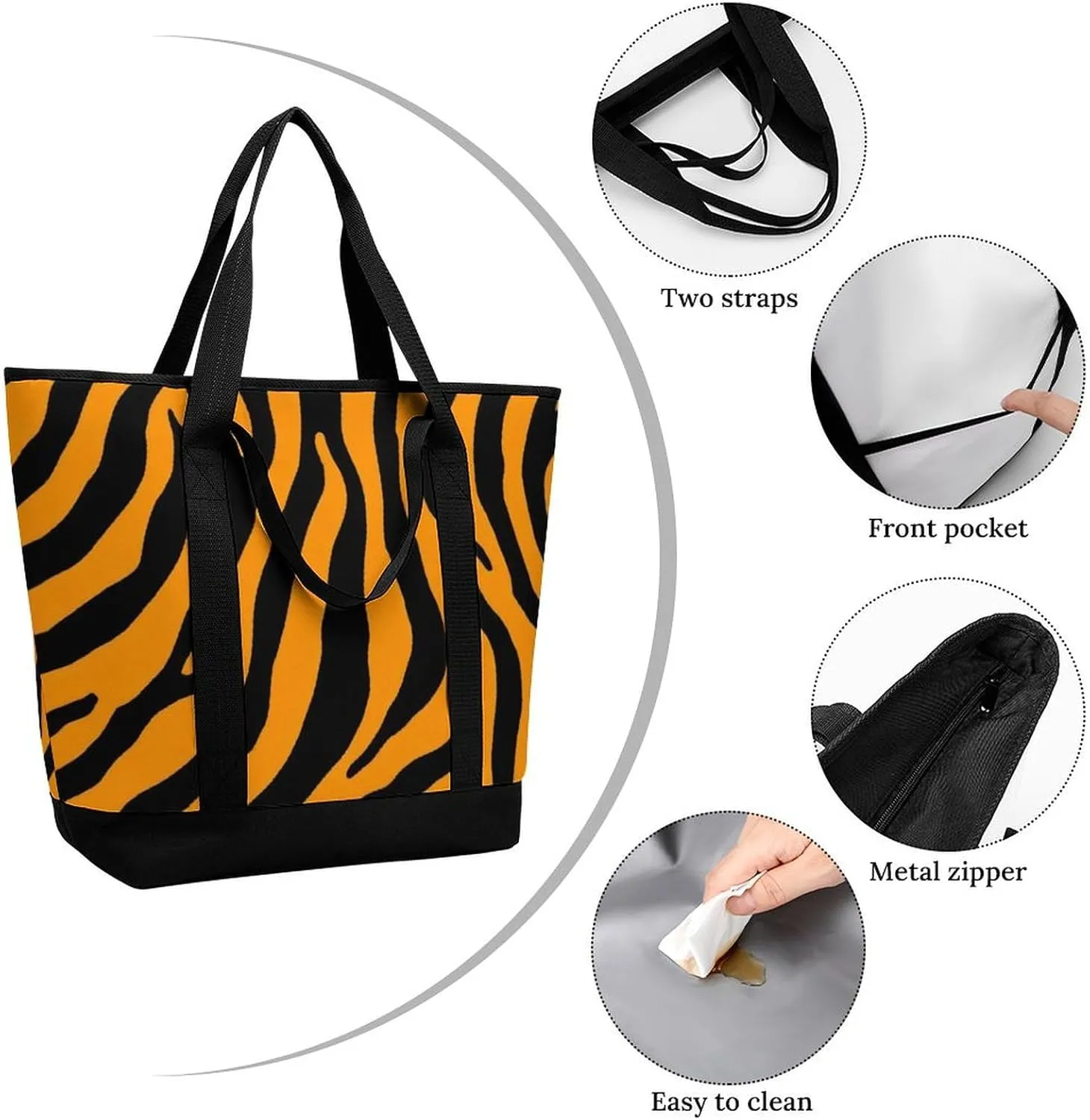 Fashionable Large Thermal Tote Bag Insulated Work/Commute Bag For Women & Men