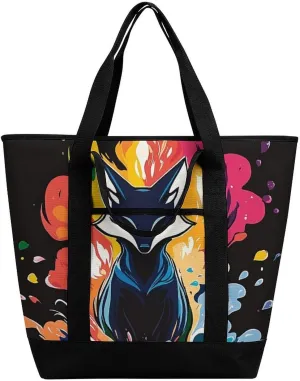 Fashionable Large Thermal Tote Bag Insulated Work/Commute Bag For Women & Men