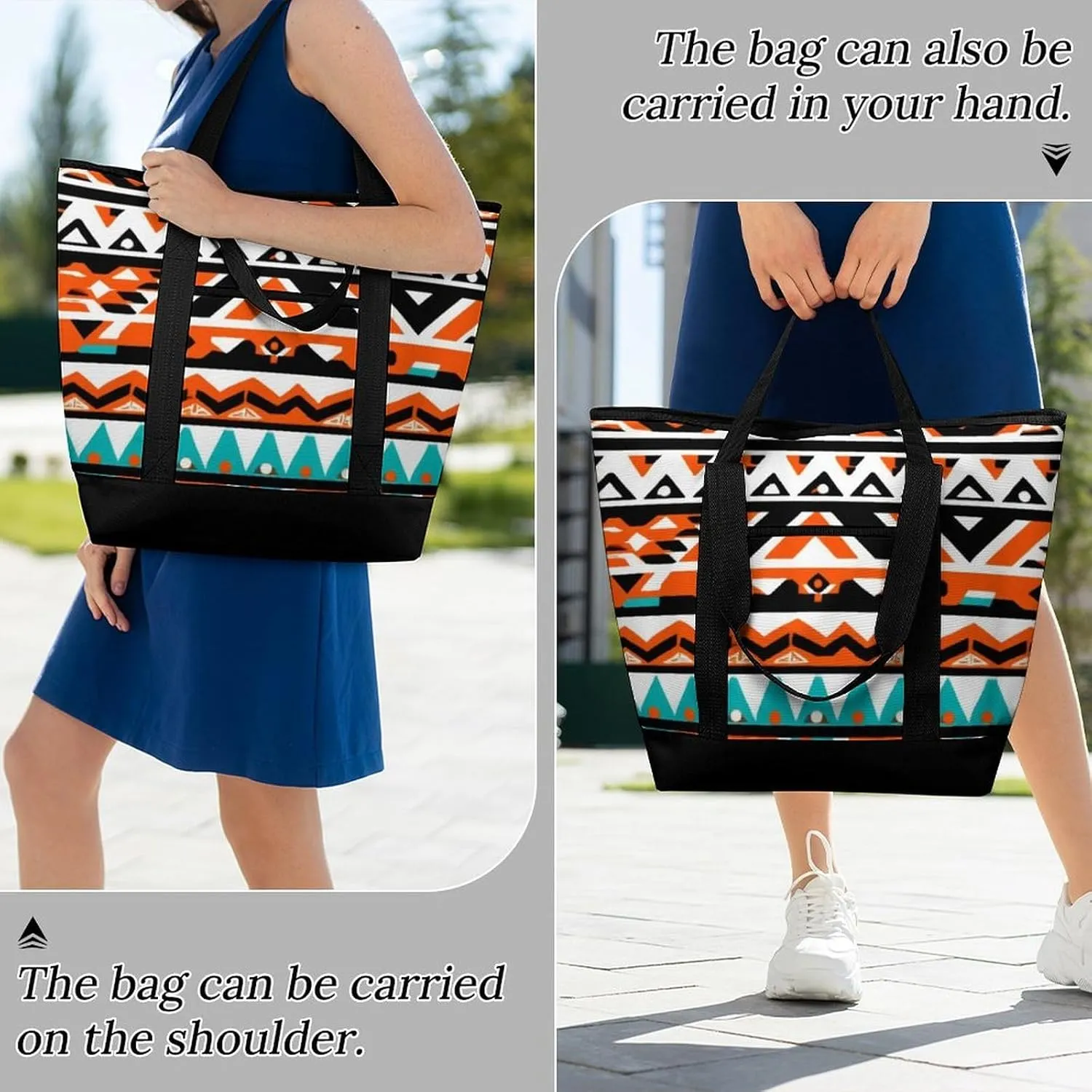 Fashionable Large Thermal Tote Bag Insulated Work/Commute Bag For Women & Men
