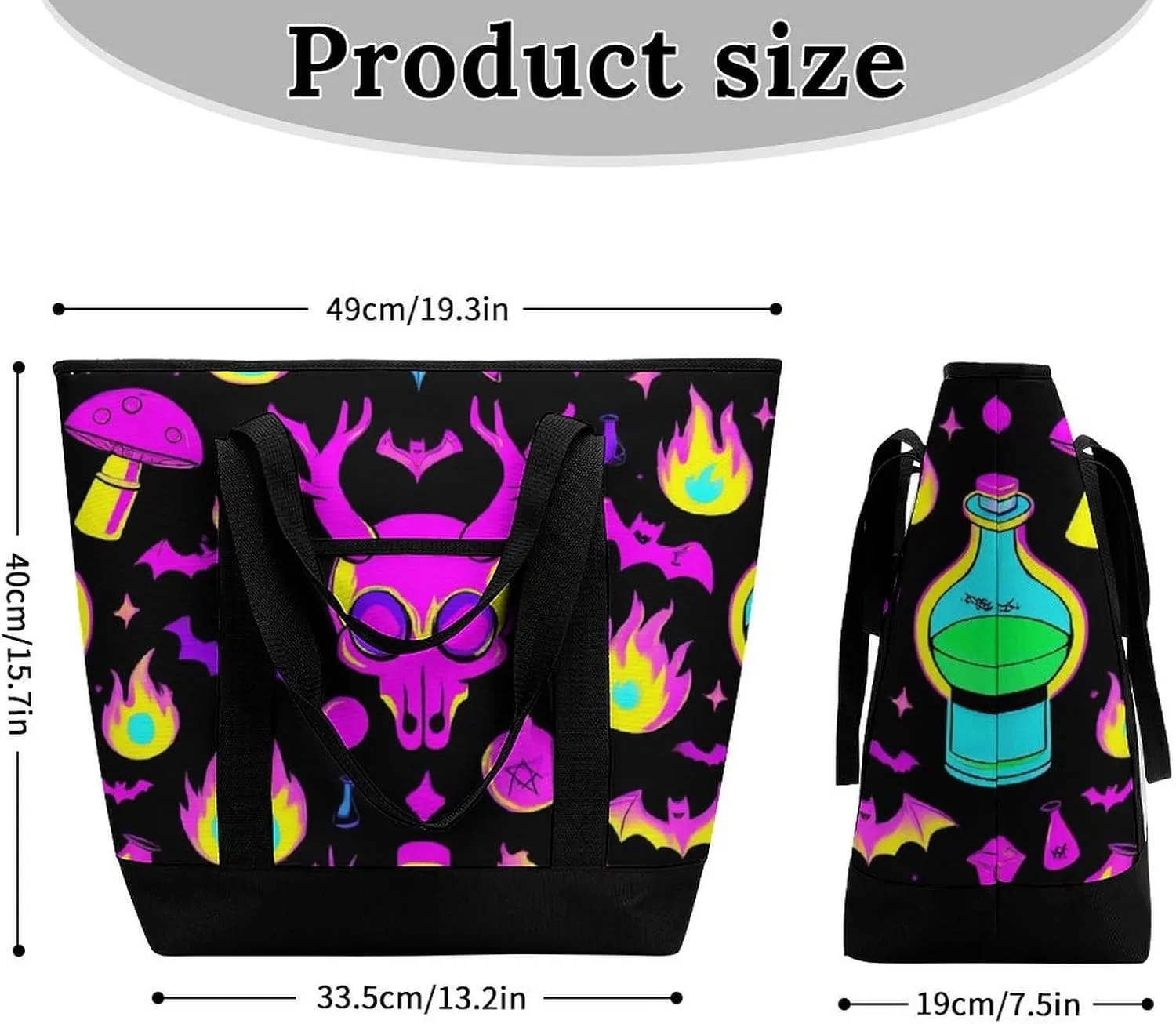 Fashionable Large Thermal Tote Bag Insulated Work/Commute Bag For Women & Men