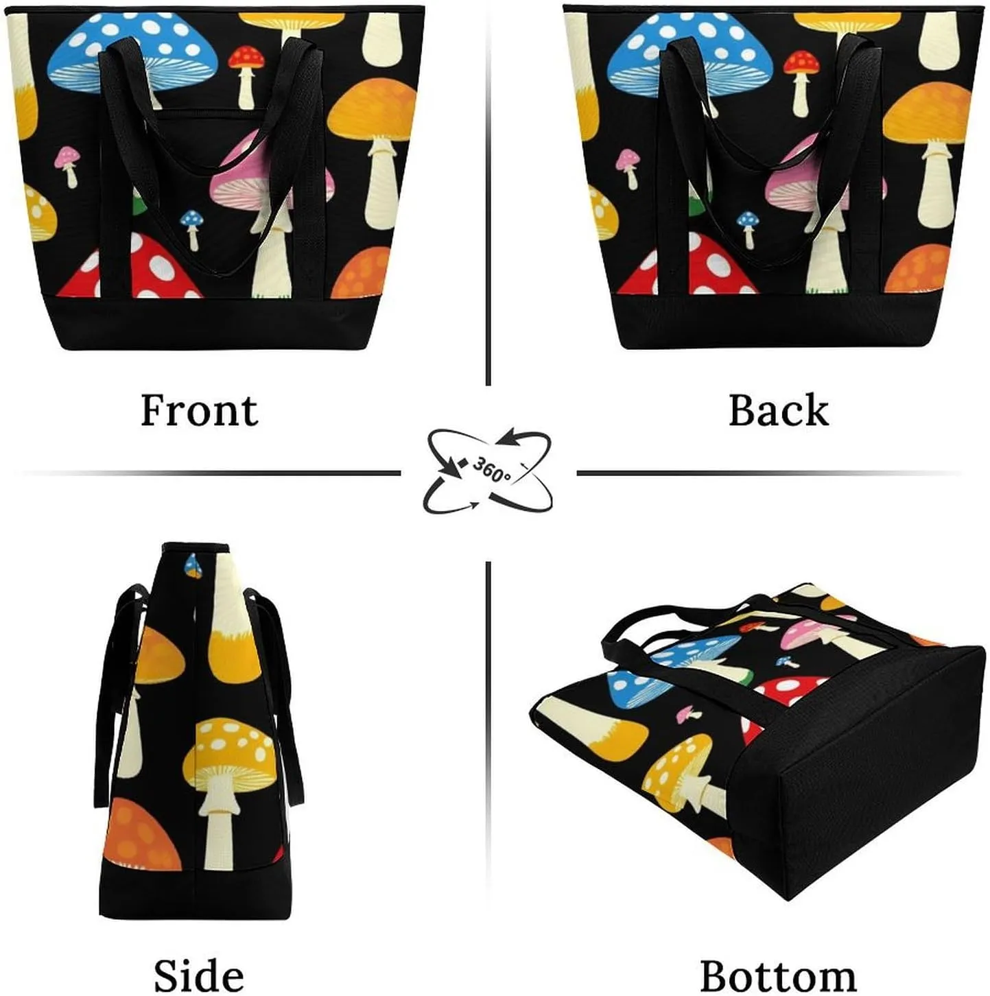 Fashionable Large Thermal Tote Bag Insulated Work/Commute Bag For Women & Men