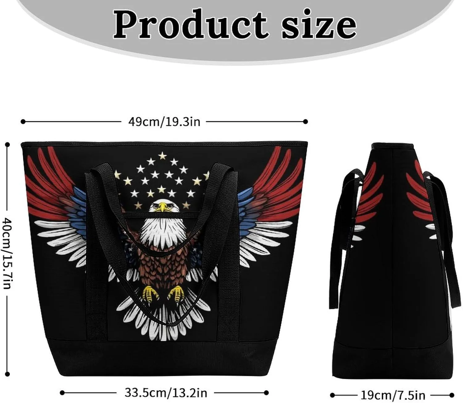 Fashionable Large Thermal Tote Bag Insulated Work/Commute Bag For Women & Men