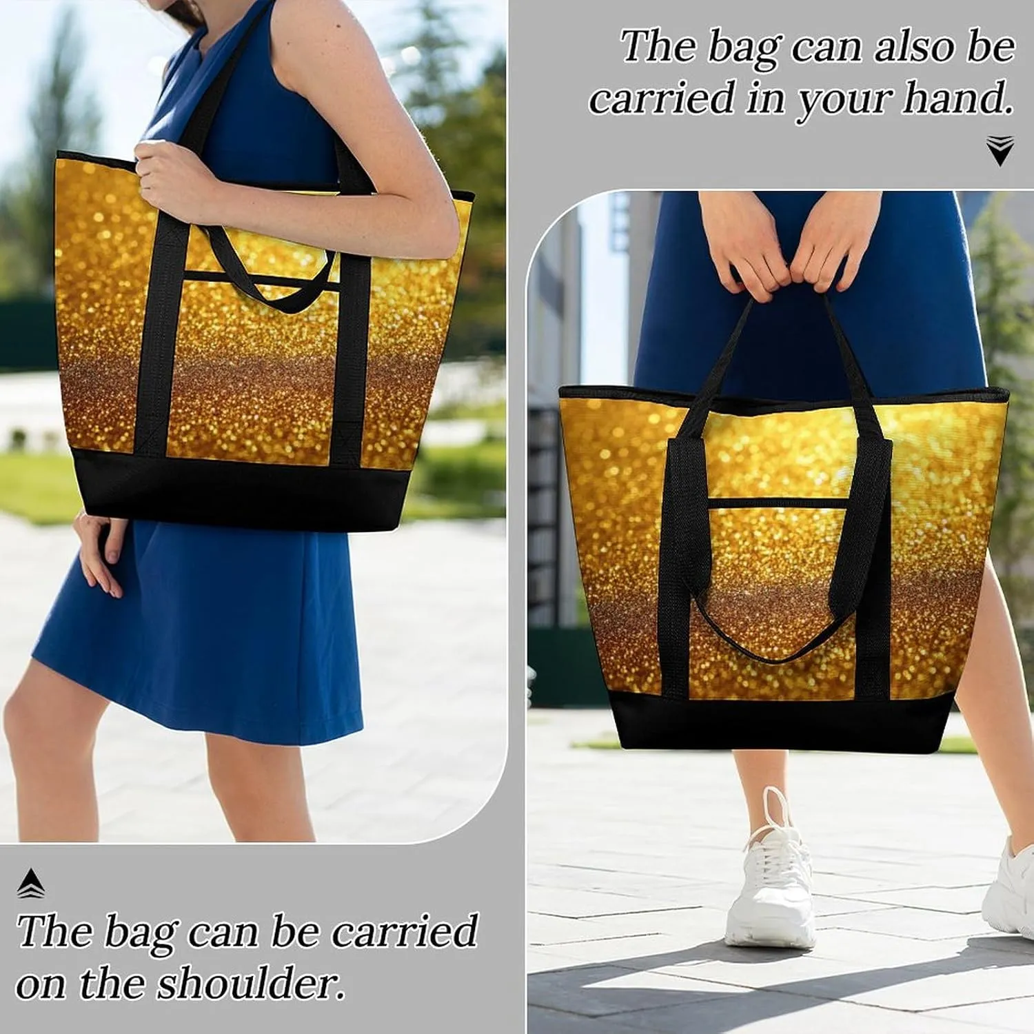 Fashionable Large Thermal Tote Bag Insulated Work/Commute Bag For Women & Men