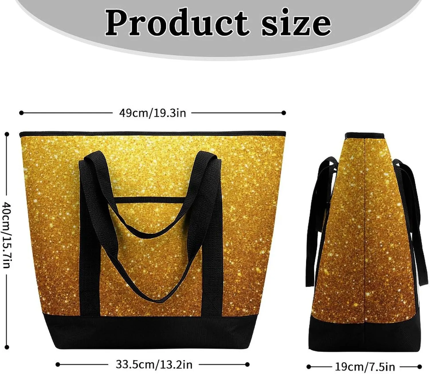 Fashionable Large Thermal Tote Bag Insulated Work/Commute Bag For Women & Men