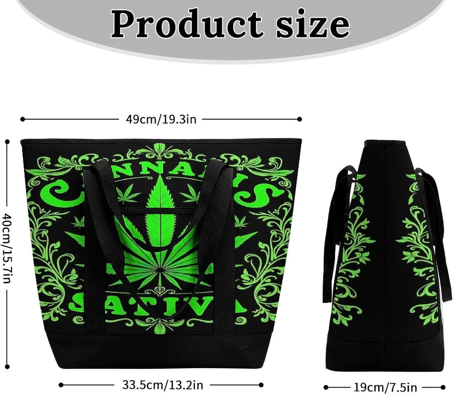 Fashionable Large Thermal Tote Bag Insulated Work/Commute Bag For Women & Men