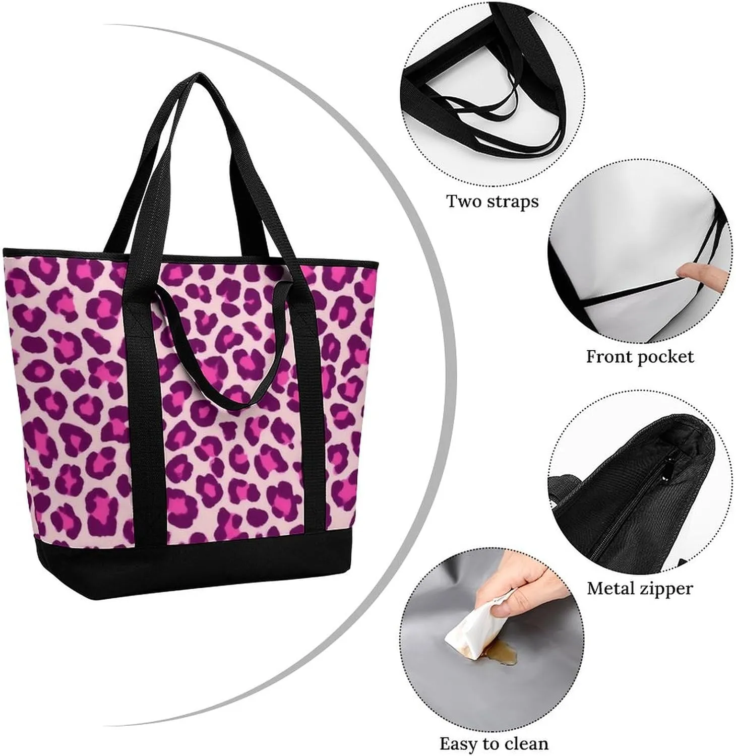 Fashionable Large Thermal Tote Bag Insulated Work/Commute Bag For Women & Men