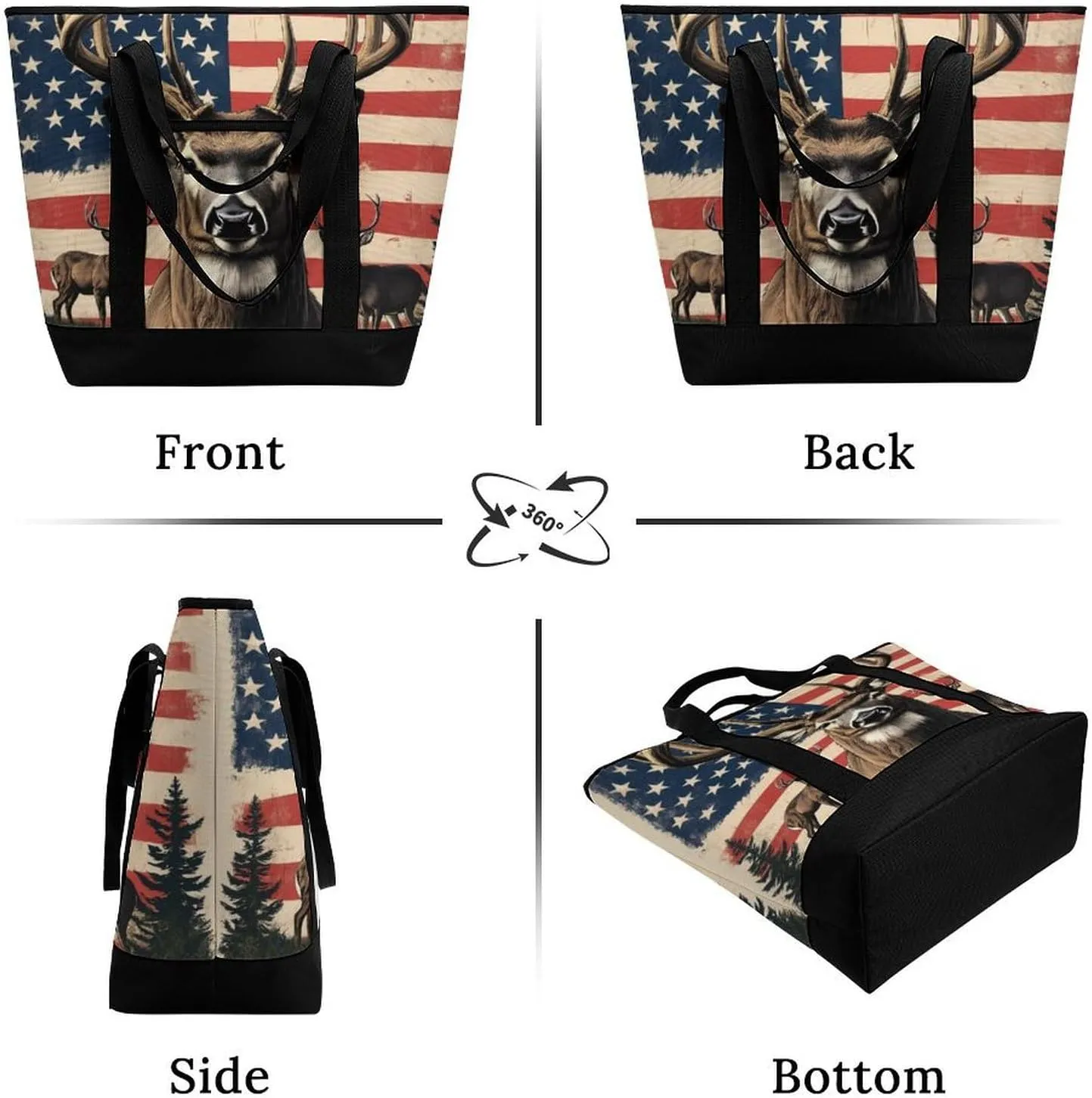 Fashionable Large Thermal Tote Bag Insulated Work/Commute Bag For Women & Men