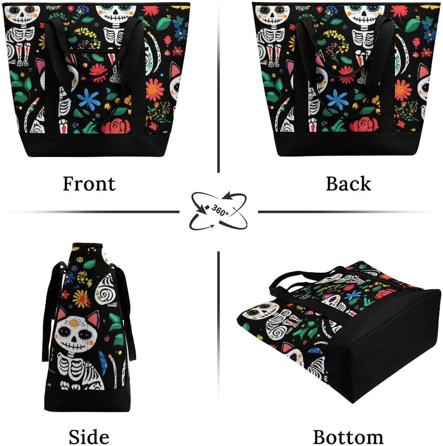 Fashionable Large Thermal Tote Bag Insulated Work/Commute Bag For Women & Men