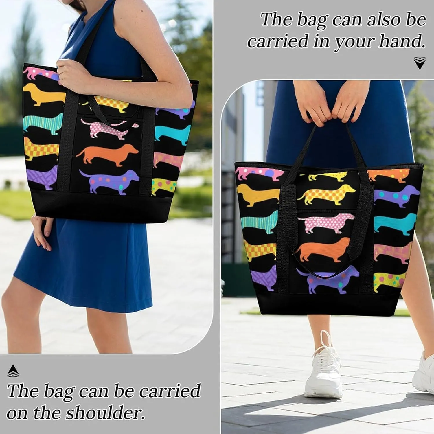 Fashionable Large Thermal Tote Bag Insulated Work/Commute Bag For Women & Men